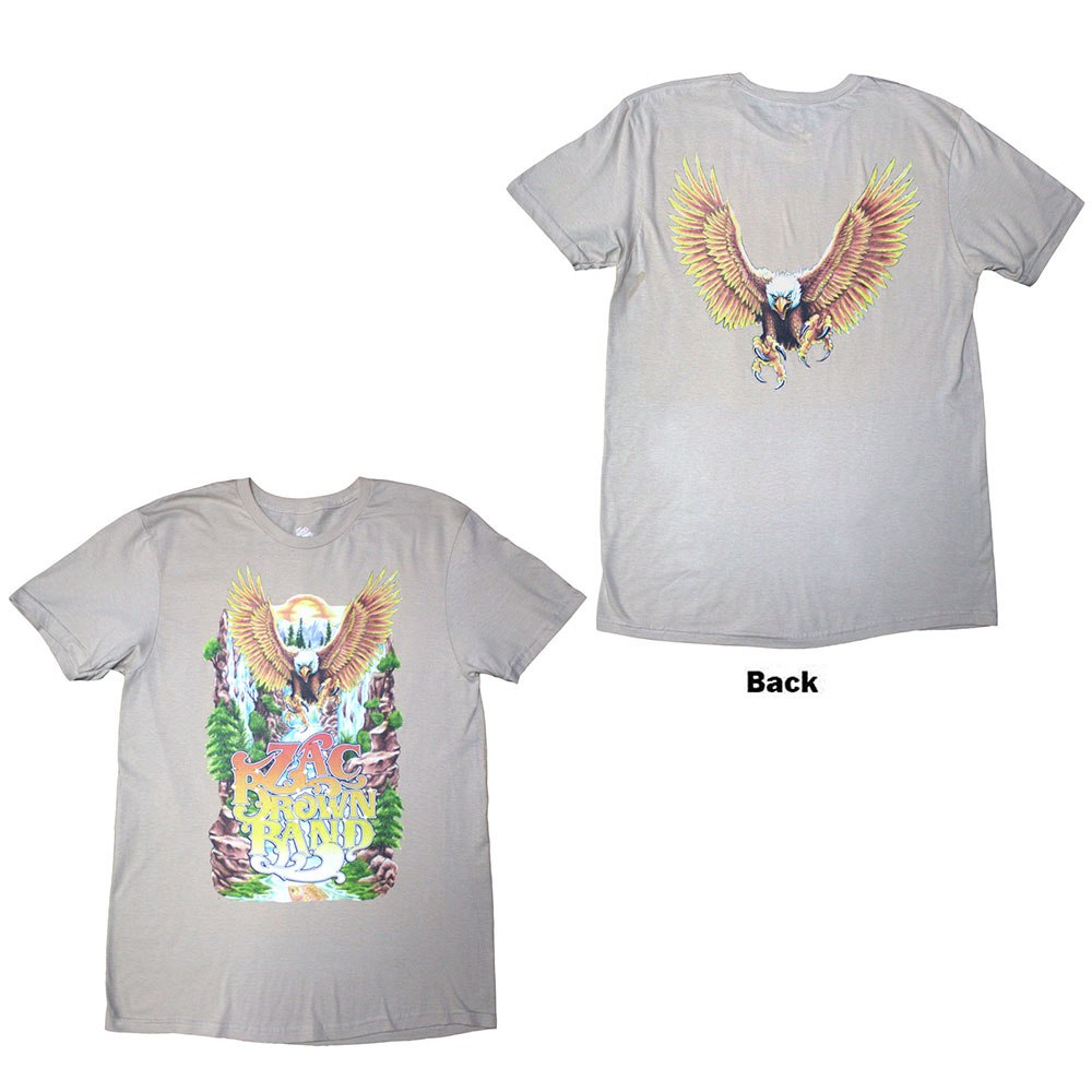 Zac Brown Band - Eagle Heren T-shirt - Creme